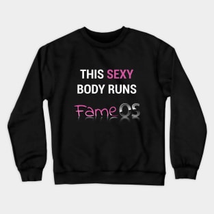 T-Shirt - Running FameOS (White Text) Crewneck Sweatshirt